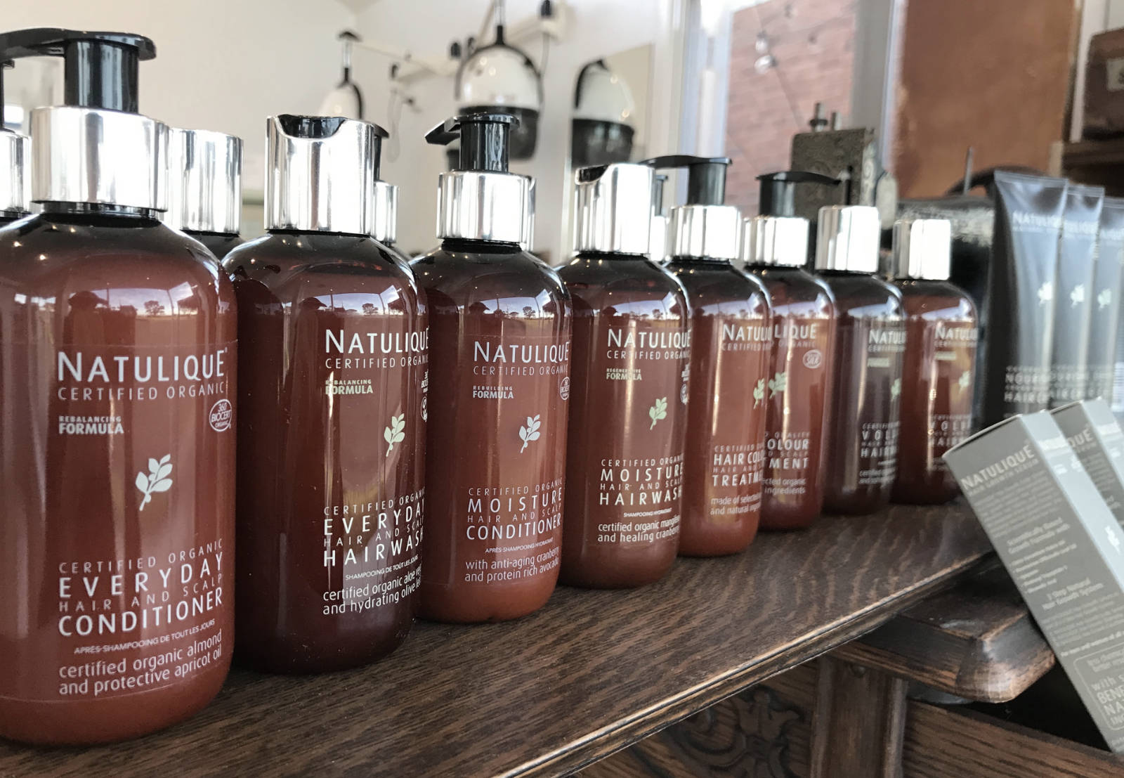 NATULIQUE hair products at Tangles Hair Design San Remo
